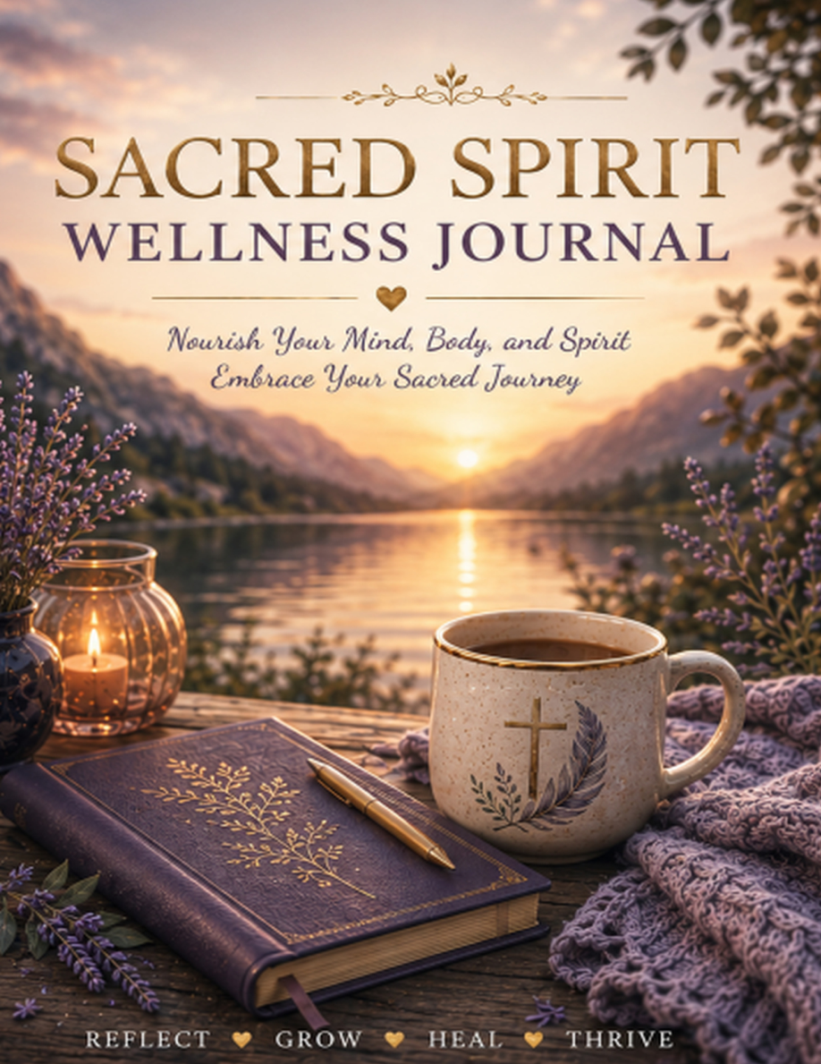 Sacred Spirit Wellness Journal front cover
